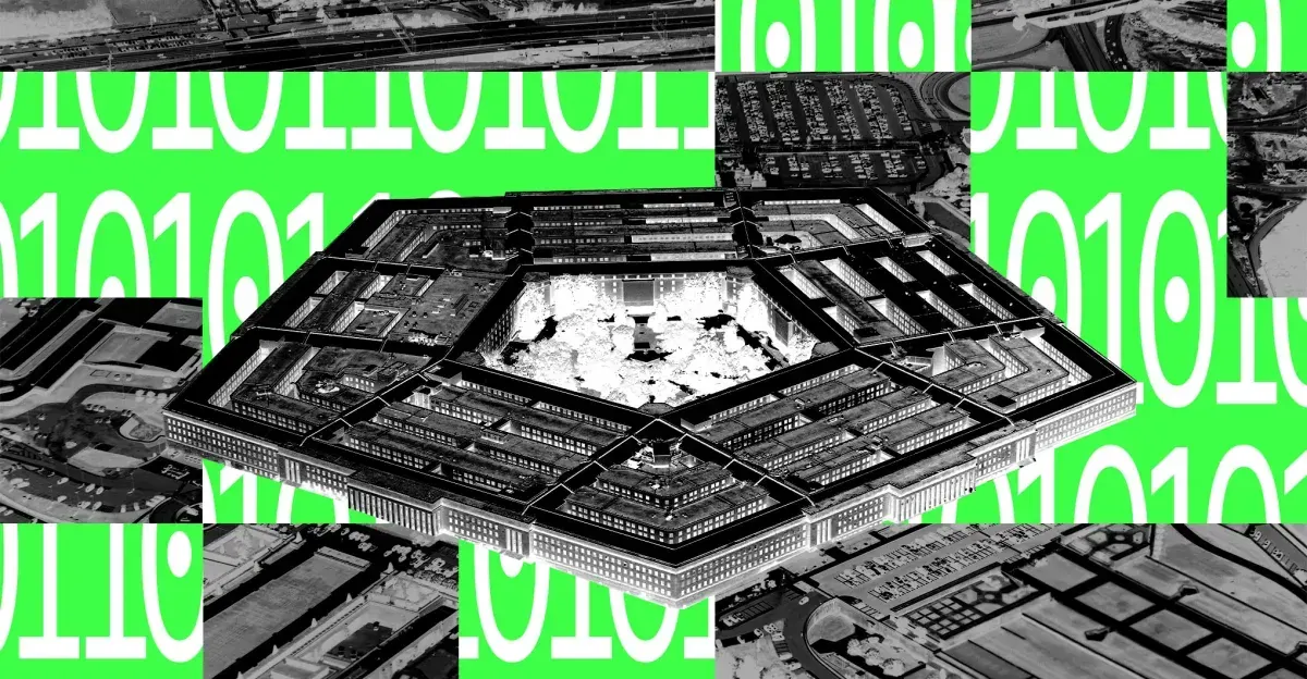 Логотип Anthropic на фоне символов экспортного контроля и искусственного интеллекта